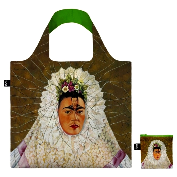 ❤️BUY 2 GET 1 FREE  FRIDA KAHLO Self Portrait as a Tehuana Recycled Bag - Picture 1 of 10